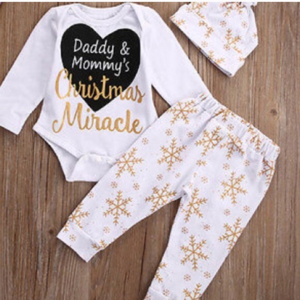 Mommy & Daddy’s Christmas Miracle 3 Piece Set